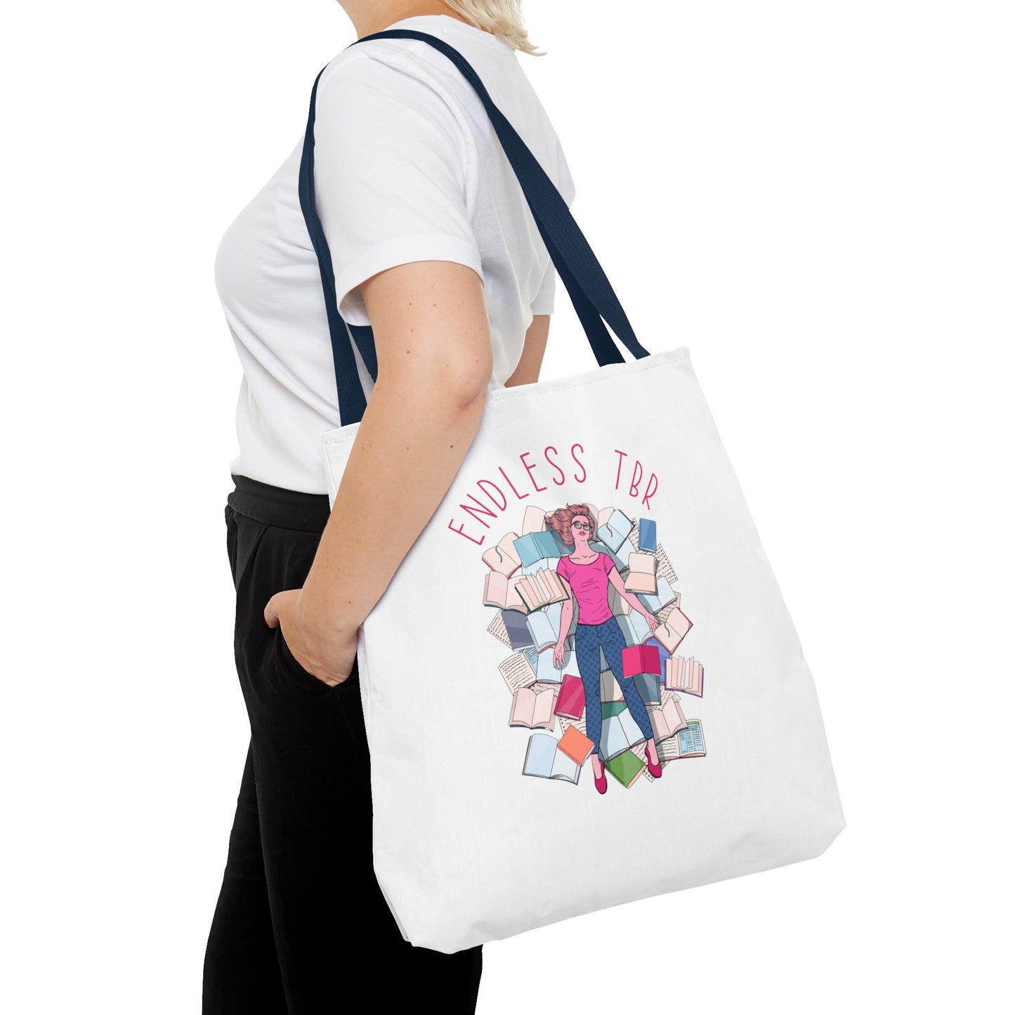 Endless TBR Tote Bag (AOP)